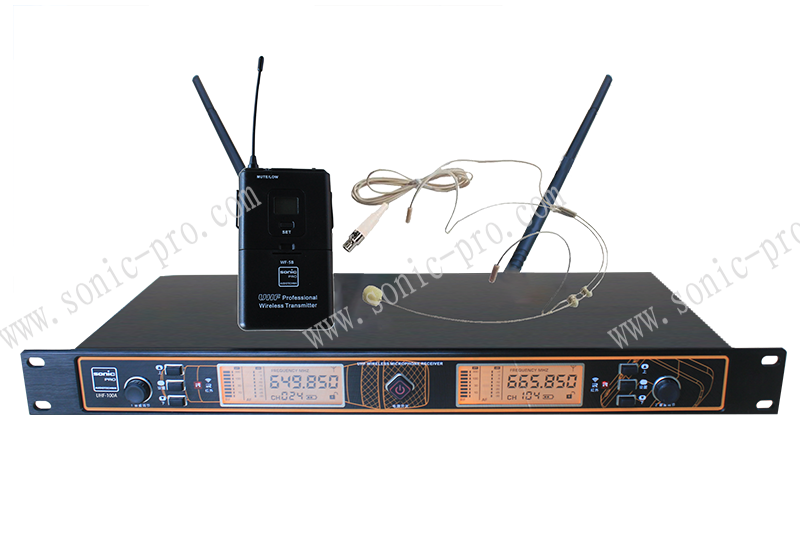 陕西UHF-100A  无线单头戴话筒